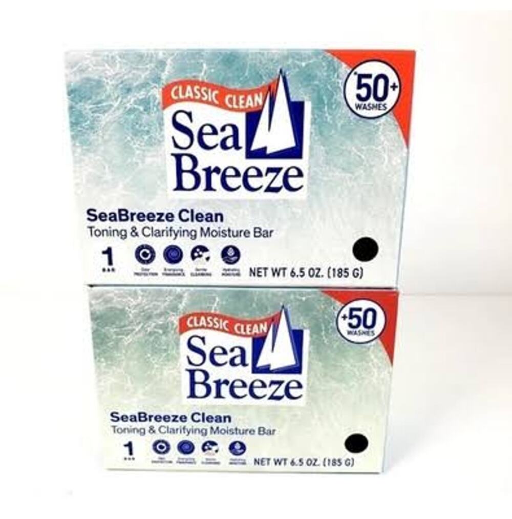 Two Sea Breeze Classic Clean Toning Clarifying Moisture Bar Soaps